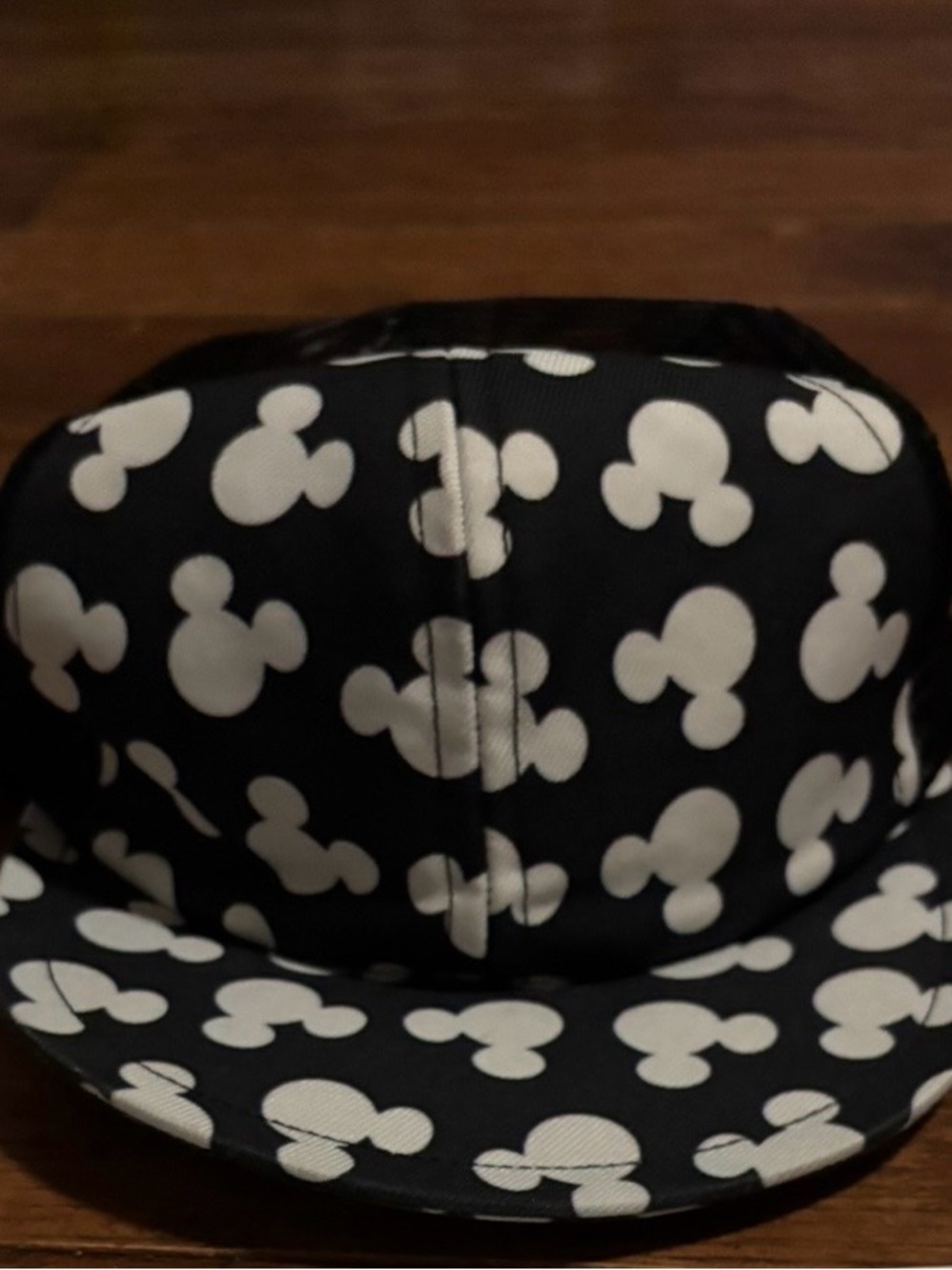 George Hats Kid Size Mickey Disney Black White Trucker Hat Character